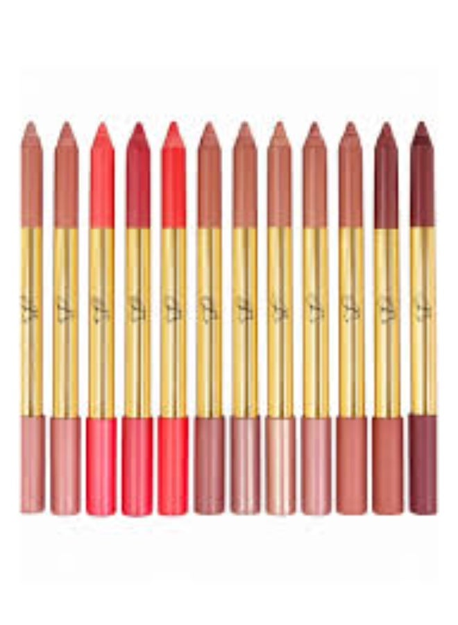 Golden Rose Matte Lipstick Pencil Set original – 12 Pieces